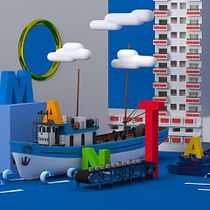 Mi Proyecto del curso: Dirección de Arte con Cinema 4D. 3D, and Traditional illustration project by Cristhian Peña - 06.08.2020