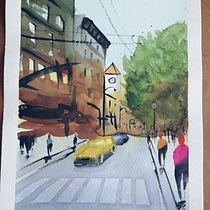 Mi Proyecto del curso: Paisajes urbanos en acuarela . % Andrea Marro Gausachs tarafından hazırlanan Geleneksel illüstras, on, Mimari İllüstras, Ve on projesi - 06.27.2020