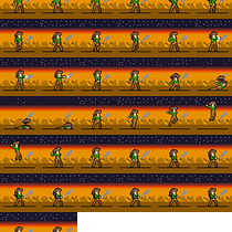 Mi Proyecto del curso: Animación de personajes en pixel art para videojuegos  Ein Projekt aus dem Bereich 2-D-Animation und Pixel Art von Gabriel Riquieri - 09.06.2020