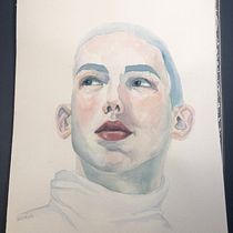 Mi Proyecto del curso: Retrato artístico en acuarela. Watercolor Painting project by natnieto - 06.09.2020