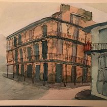 My project in Architectural Sketching with Watercolor and Ink course. Architecture project by jacobokentn - 06.09.2020