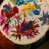 My project in Embroidery and Accessories Customization course. Embroider project by wandavm - 06.09.2020