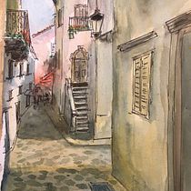 My project in Architectural Sketching with Watercolor and Ink course. Architectural Illustration project by Rodolfo Rabinovich - 06.09.2020