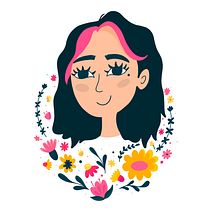 Mi Proyecto del curso: Retrato ilustrado con elementos botánicos. Un proyecto de Ilustración tradicional e Ilustración botánica de Carolina Cortez - 09.06.2020