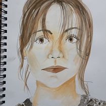 My project in  Watercolor Portrait Sketchbook course. Watercolor Painting project by Georgina Brooke - 06.09.2020