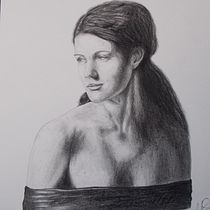 Mi Proyecto del curso: Retrato realista con lápiz de grafito. Desenho, Desenho a lápis, Desenho artístico, Desenho de retrato, e Desenho realista projeto de Andrés Viteri N. - 09.06.2020
