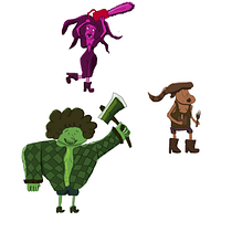 Mi Proyecto del curso: Fábrica de personajes ilustrados. Character Design project by David Cárdenas - 06.09.2020