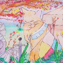 Mi Proyecto del curso: Ilustración en acuarela con influencia japonesa. Pintura em aquarela projeto de kirtashika - 10.06.2020