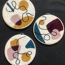 My project in Punch Needle XL Embroidery course. Costura projeto de mcgadaleta - 10.06.2020