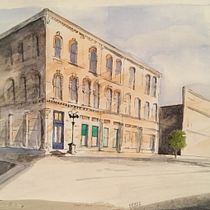 My project in Architectural Sketching with Watercolor and Ink course. Architectural Illustration project by Barbara - 06.11.2020