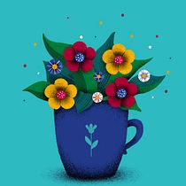 My project in Flat Illustration with Photoshop course. Digital Painting project by Oksana - 06.11.2020