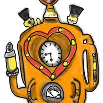 Mi Proyecto del curso: Maquina del tiempo. Vector Illustration project by Daniela Paredes - 06.11.2020