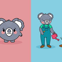 Meu projeto do curso: Desenho de personagens estilo kawaii. Traditional illustration, and Digital Illustration project by anacamila91 - 06.11.2020