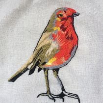 My project in Painting with Thread: Textile Illustration Techniques course. Bordado projeto de Margarida Vasconcelos - 11.06.2020