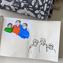 My project in From Beginner to Superillustrator course. Un proyecto de Dibujo e Ilustración tradicional de _momo_ - 26.06.2020