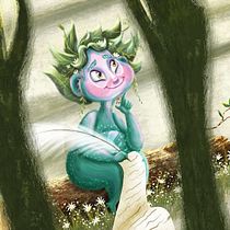 Meu projeto do curso: Ilustração digital para contos infantis. Un proyecto de Concept Art, Dibujo digital, Ilustración tradicional e Ilustración con tinta de Aline Sant' Anna - 12.06.2020