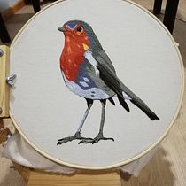 Mi Proyecto del curso: Pintar con hilo: técnicas de ilustración textil. Embroider project by Gisel Tapia Araya - 06.11.2020