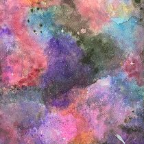 GALAXIA. Watercolor Painting project by Vanessa Benitez - 06.11.2020