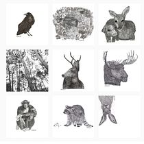 Mi Proyecto del curso: Creación de un porfolio de ilustración en Instagram. Un projet de Illustration à l'encre de sonne_scheint - 21.06.2020