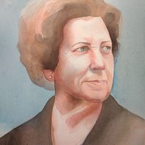 Mi Proyecto del curso: Retrato artístico en acuarela. Watercolor Painting project by makimaki - 06.12.2020