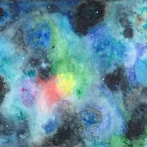 My galaxy picture. Un progetto di Pittura ad acquerello di zane78sl - 13.06.2020