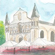Mi Proyecto del curso: Dibujo arquitectónico con acuarela y tinta. Watercolor Painting project by pgmendezr - 06.13.2020