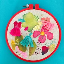 Mi Proyecto del curso: Técnicas básicas de bordado y acuarela. Embroider, and Watercolor Painting project by Edilia Carvallo - 06.13.2020