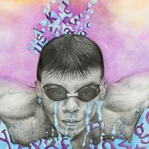 Mi Proyecto del curso: Retrato con lápiz, técnicas de color y Photoshop. Desenho a lápis, Desenho de retrato, Ilustração tradicional, e Pintura em aquarela projeto de Laura C Fletcher Briñez - 14.06.2020