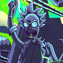 Ilustración vectorial: más volumen y Rick and Roll . Un progetto di Illustrazione tradizionale, Illustrazione digitale e Illustrazione vettoriale di hernandag - 13.06.2020