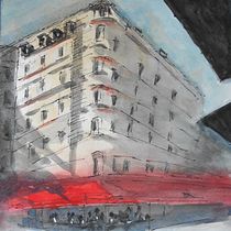 My project in Architectural Sketching with Watercolor and Ink course. Pintura em aquarela projeto de John Cowburn - 14.06.2020