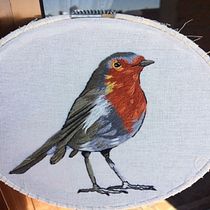 Mi Proyecto del curso: Pintar con hilo: técnicas de ilustración textil. Embroider project by Tania Paola Mejía Arriaga - 06.14.2020
