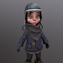 Mi Proyecto del curso: Creación de personajes: del 2D al 3D  Ein Projekt aus dem Bereich 3D, 3-D-Animation, Design von 3-D-Figuren und 3-D-Modellierung von agusbara123 - 15.06.2020