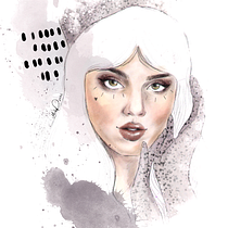 Meu projeto do curso: Retrato com lápis, técnicas de cor e Photoshop. Ilustração tradicional, Artes plásticas, Desenho a lápis, Desenho, Ilustração digital, e Desenho de retrato projeto de malupedroza - 26.07.2021