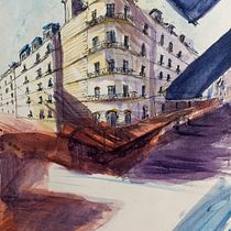 Mi Proyecto del curso: Dibujo arquitectónico con acuarela y tinta. Arquitetura projeto de Abby Acosta - 15.06.2020
