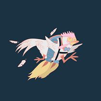 My project in Animated Micro-Stories with After Effects course. Un proyecto de Animación 2D, Animación de personajes e Ilustración tradicional de amita92 - 16.06.2020