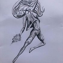 My project in Female Character Design for Comics course. Comic project by Julien Cattan - 06.15.2020