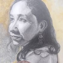 Mi Proyecto del curso: Retrato realista con lápiz de grafito. Desenho de retrato projeto de Irany Vera - 16.06.2020