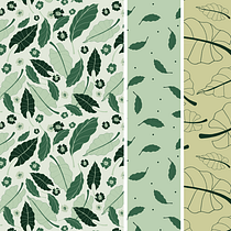 Mi Proyecto del curso creación de patterns - NATURALEZA. Projekt z dziedziny Projektowanie graficzne użytkownika Noelia Gerber - 16.06.2020