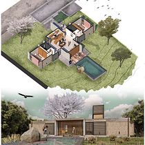 Mi Proyecto del curso: Ilustración digital de proyectos arquitectónicos. Architecture, Architectural Illustration, Photograph, Post-production, and Photo Retouching project by Rafael Tamayo - 06.15.2020