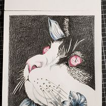Mi Proyecto del curso: Retrato creativo en claroscuro con lápiz. Un projet de Beaux Arts de Flor Ampudia - 03.07.2020