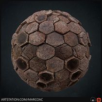 Mi Proyecto del curso: Introducción a la creación de texturas con Substance Designer. Un projet de 3D, Architecture numérique, Conception 3D , et Scénographie de Marco Arauna Camarena - 16.06.2020