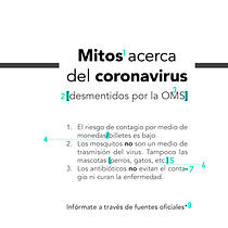 Mitos acerca del coronavirus Ein Projekt aus dem Bereich Plakatdesign von Orlando Villalta Solano - 16.06.2020