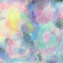 My project in Modern Watercolor “Love in the galaxy”. Un progetto di Pittura ad acquerello di Gisella Chen - 16.06.2020