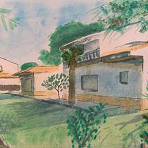 My project in Architectural Sketching with Watercolor and Ink course. Pintura em aquarela projeto de Artur Devolder Nicolau - 16.06.2020