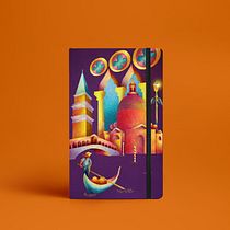 Veneza by JV Fiori: Ilustração flat com Photoshop. Digital Illustration project by JV Fiori - 06.16.2020