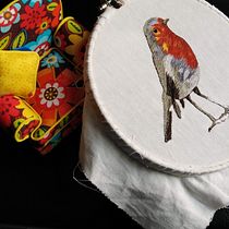 Mi Proyecto del curso: Pintar con hilo: técnicas de ilustración textil. Sewing project by María del Rocío Gómez Gómez - 07.21.2020