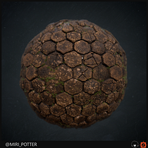 Mi Proyecto del curso: Introducción a la creación de texturas con Substance Designer. Un projet de Développement de jeux vidéo, Design  , et Jeux vidéo de Myriam Bermudez - 17.06.2020