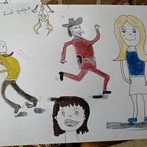 My project in Introduction to the Creation of Cartoon Style Characters course. Un projet de Créativité de Paul Moran - 17.06.2020