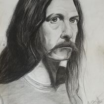 No me quedó parecido, pero aún así, he aprendido mucho. Gracias Diego catalan. Desenho a lápis, Desenho de retrato, e Desenho realista projeto de bbhhkjhkjgb - 17.06.2020