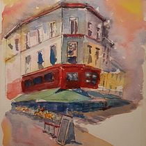 My project in Architectural Sketching with Watercolor and Ink course. Arquitetura projeto de Bobbi Wendland - 18.06.2020